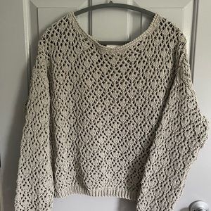 Woman’s Cropped Sweater